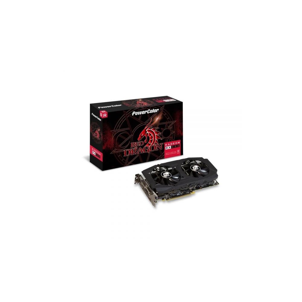 Placa de Vídeo AMD Radeon RX580, 8GB, Red Dragon, GDDR5, 256 Bits